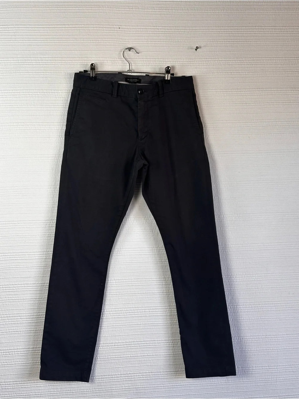 Banana Republic Fulton Skinny Chino Pants 30x30 Dark Charcoal Navy Slim Fit